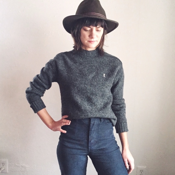 Yves Saint Laurent Sweaters - Vintage Yves Saint Laurent wool crewneck sweater